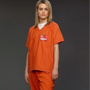 OITNB Piper or Orange Scrub Set Costume